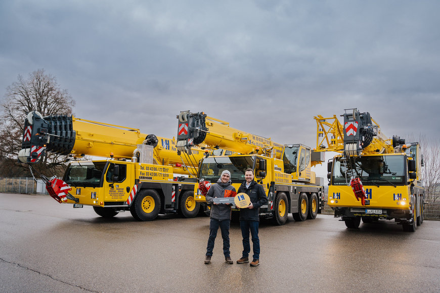 Leipzig-based crane company I&H chooses Liebherr for fleet modernisation with five new mobile cranes